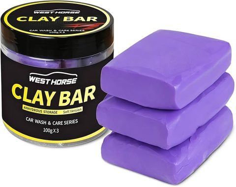 Clay bars used for paint decontamination before polishing