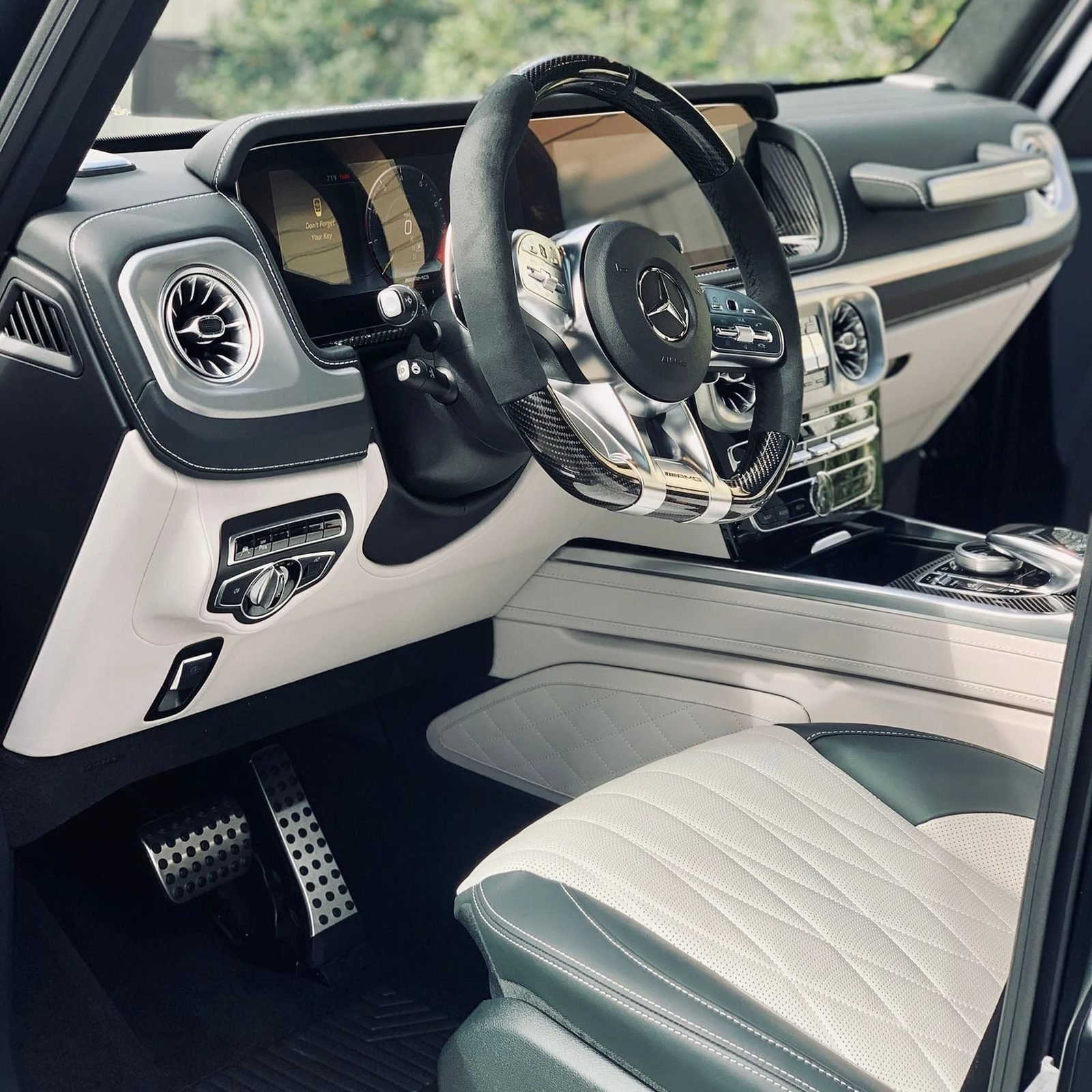 Vehicle interior treated for odor removal and deep cleaned