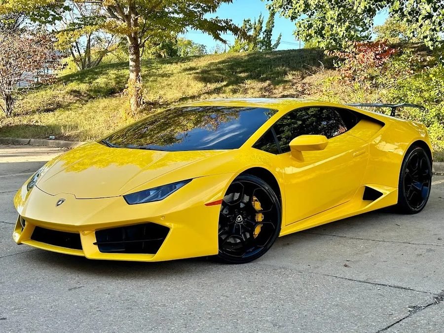 Yellow Lamborghini detailed by PrimeX Auto Detailing